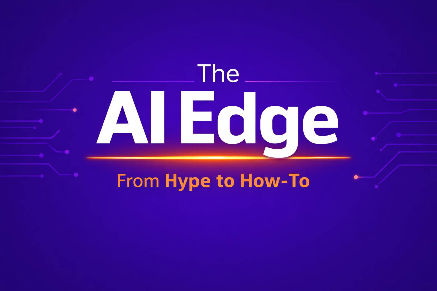 The AI Edge newsletter banner